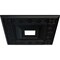 Ekena Millwork Eris Ceiling Medallion (Fits Canopies up to 9 7/8"), 18"W x 18"H x 3 1/2"ID x 1 1/8"P, Jet Black CM18ERBLF - alternate 4